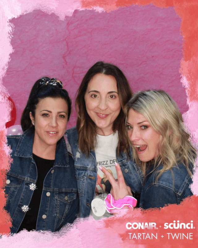 GIF- los angeles photo booth rentals conair scunci